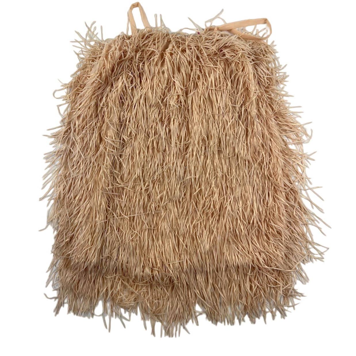 Pin-Up Stars Women Beige US S Fringe Mini Dress