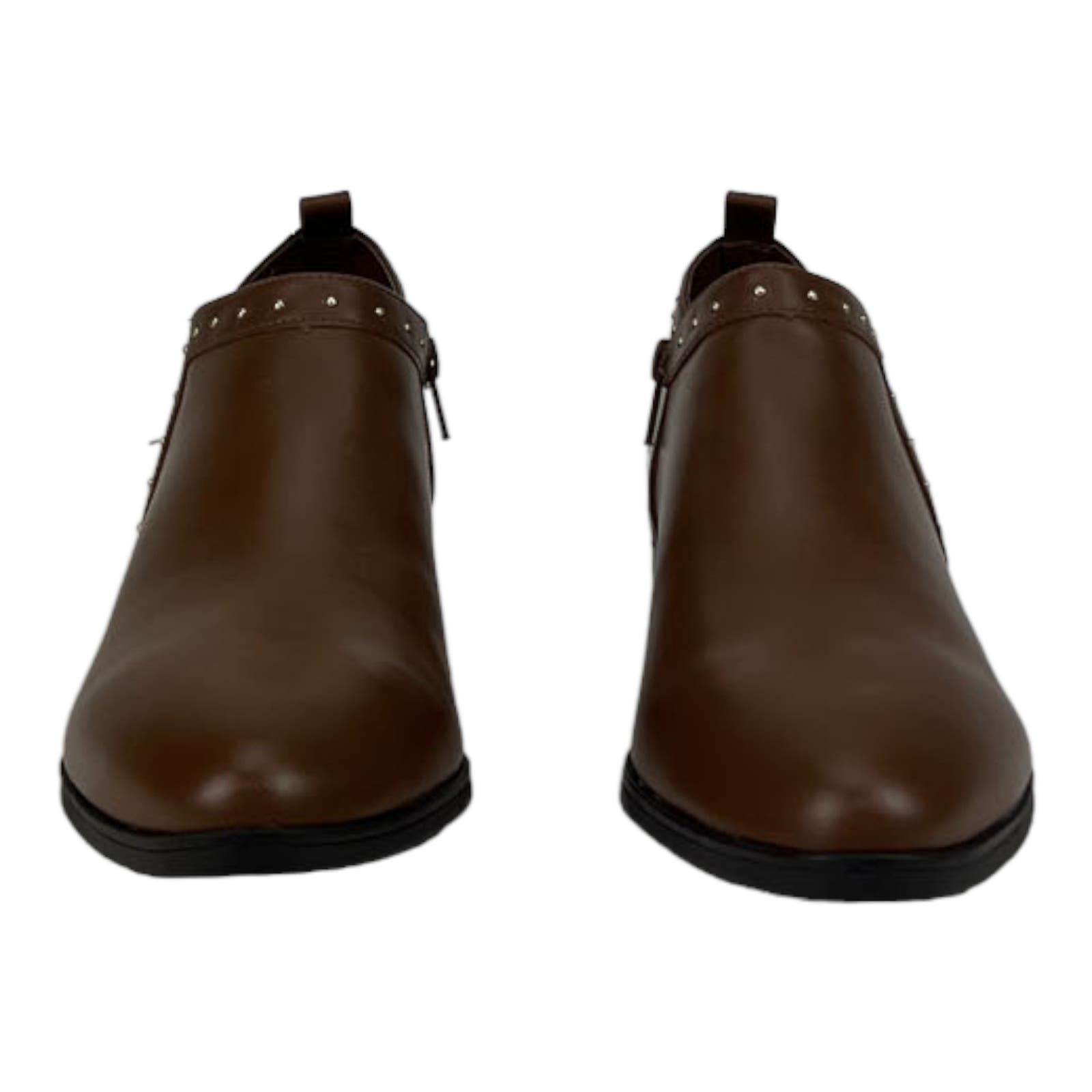 Bella Vita Women US 8.5 Dark Tan Brown Leather Ankle Boot Shoes