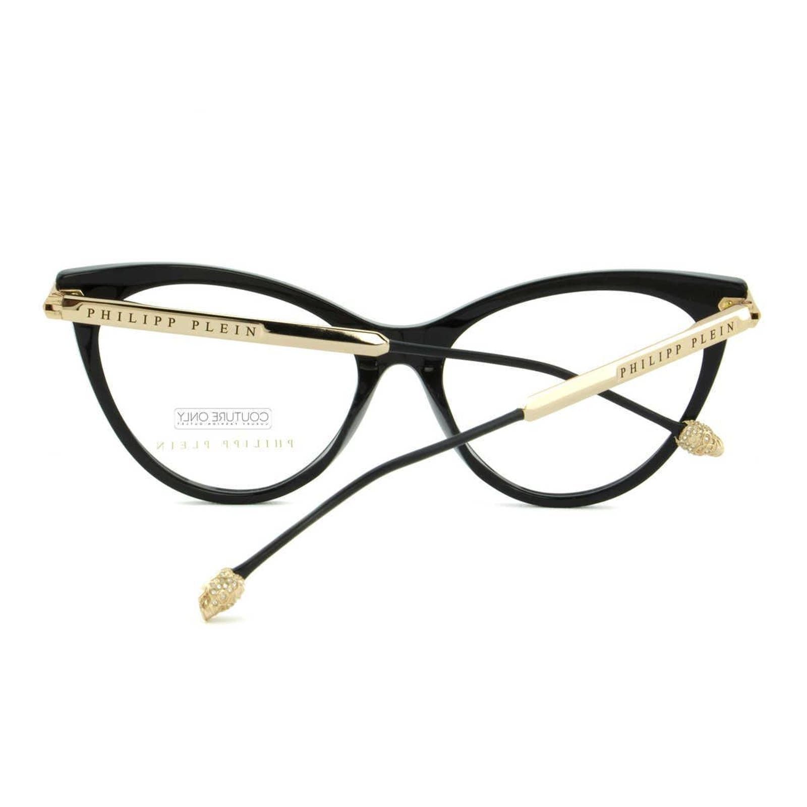 Women Optical Cat Eye Glasses VPP037S-0700 Black & Gold Frame