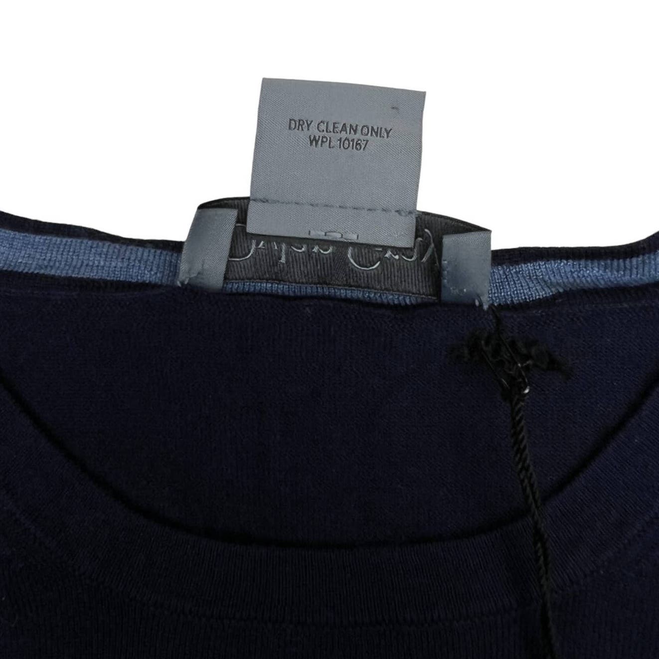Dylan Gray Men Navy Blue Sweatshirt US XL Crew Neck Long Sleeve