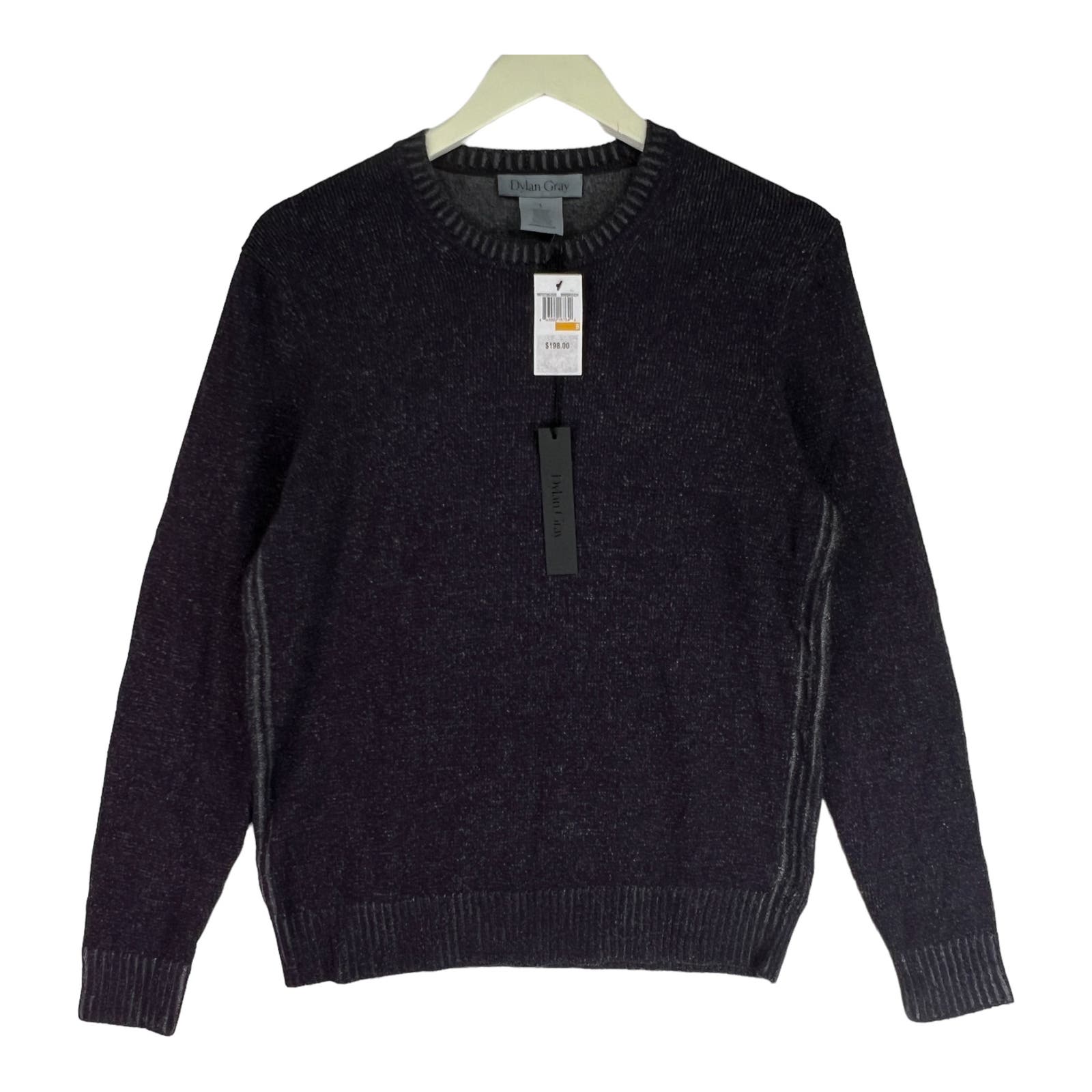 Dylan Gray Men Purple Grey Crew Neck US S Sweatshirt