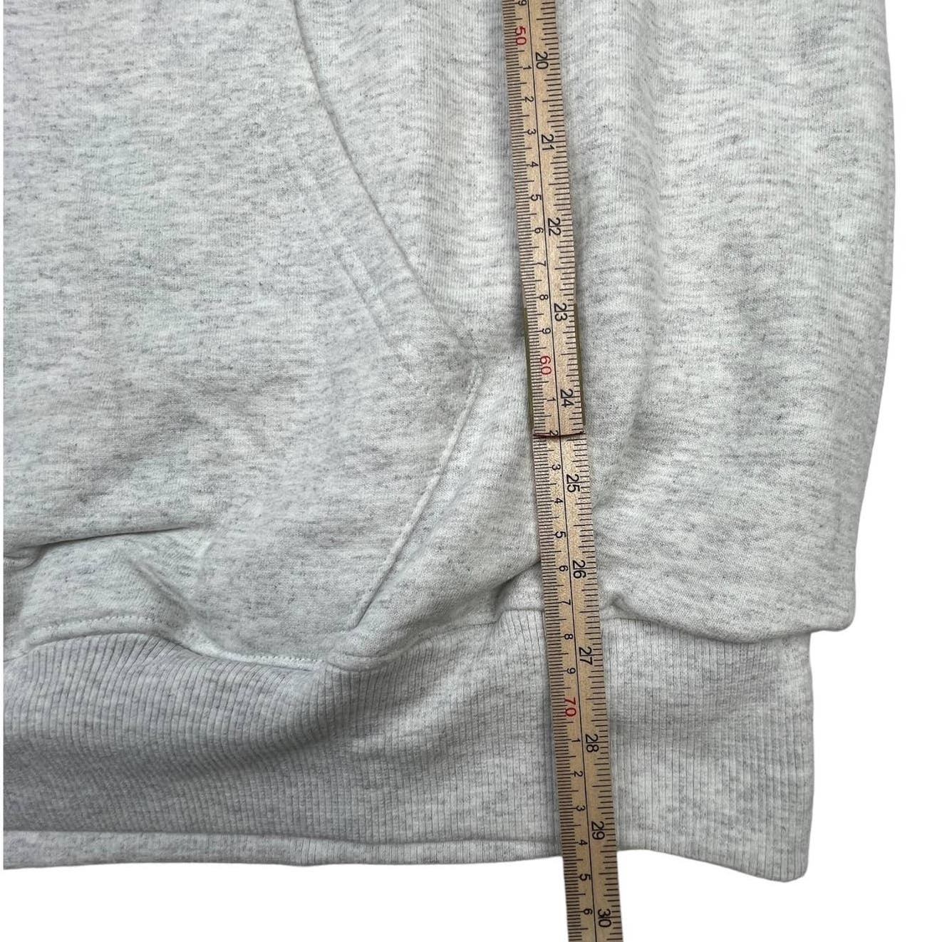 Champion Men Grey Hoodie US XXL Printed Long Sleeve Sport Casual