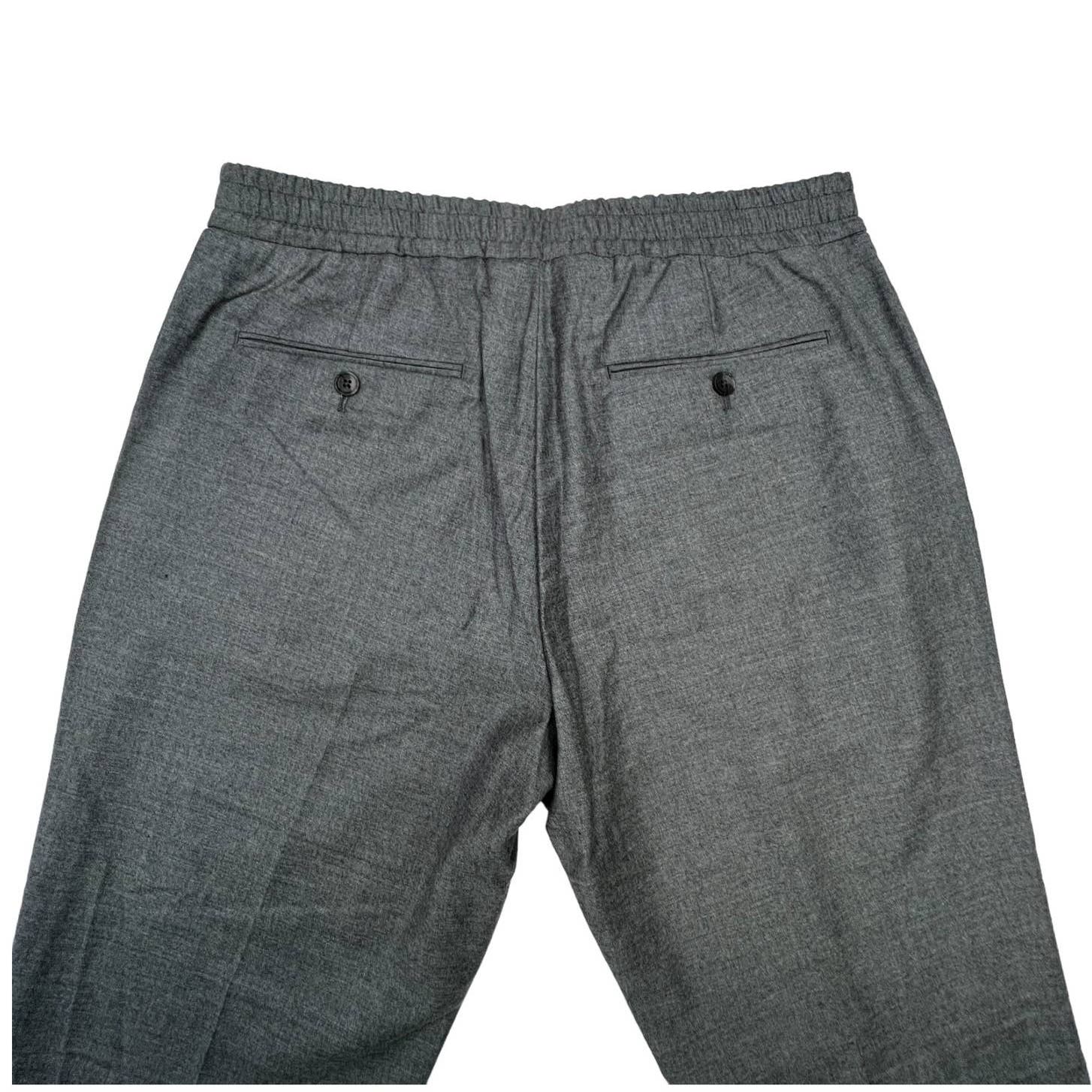 Dylan Gray Men Grey Wool Pants US 33 Slim Fit