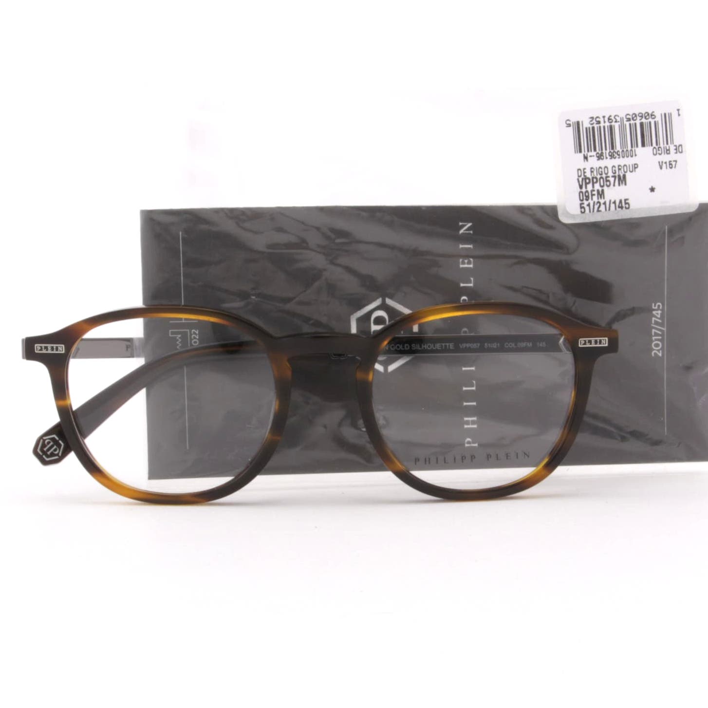 Men Panthos Glasses VPP057M-09FM Havana Brown Optical Frame