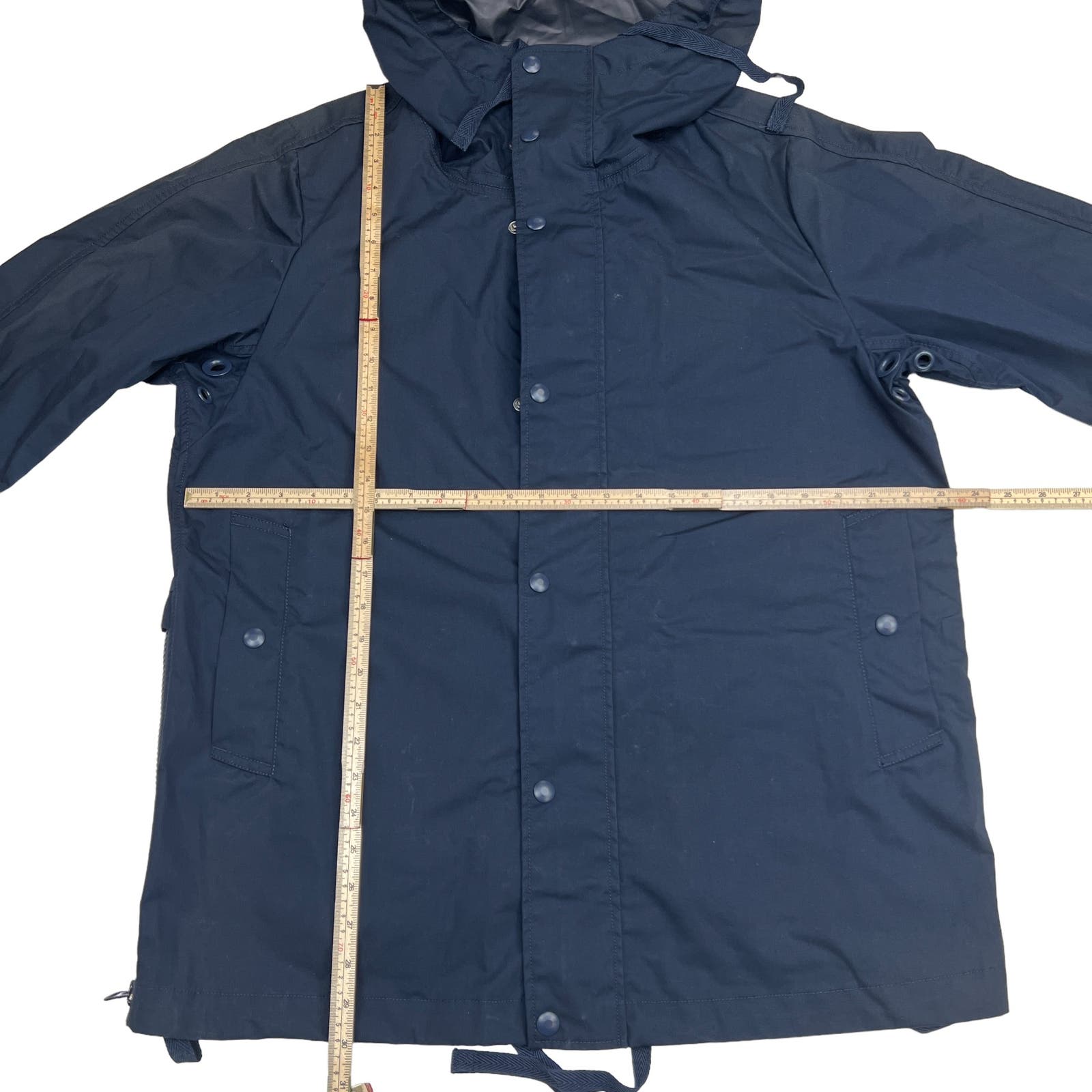 Sempach Men Navy Hooded Jacket US L Adjustable Windbreaker
