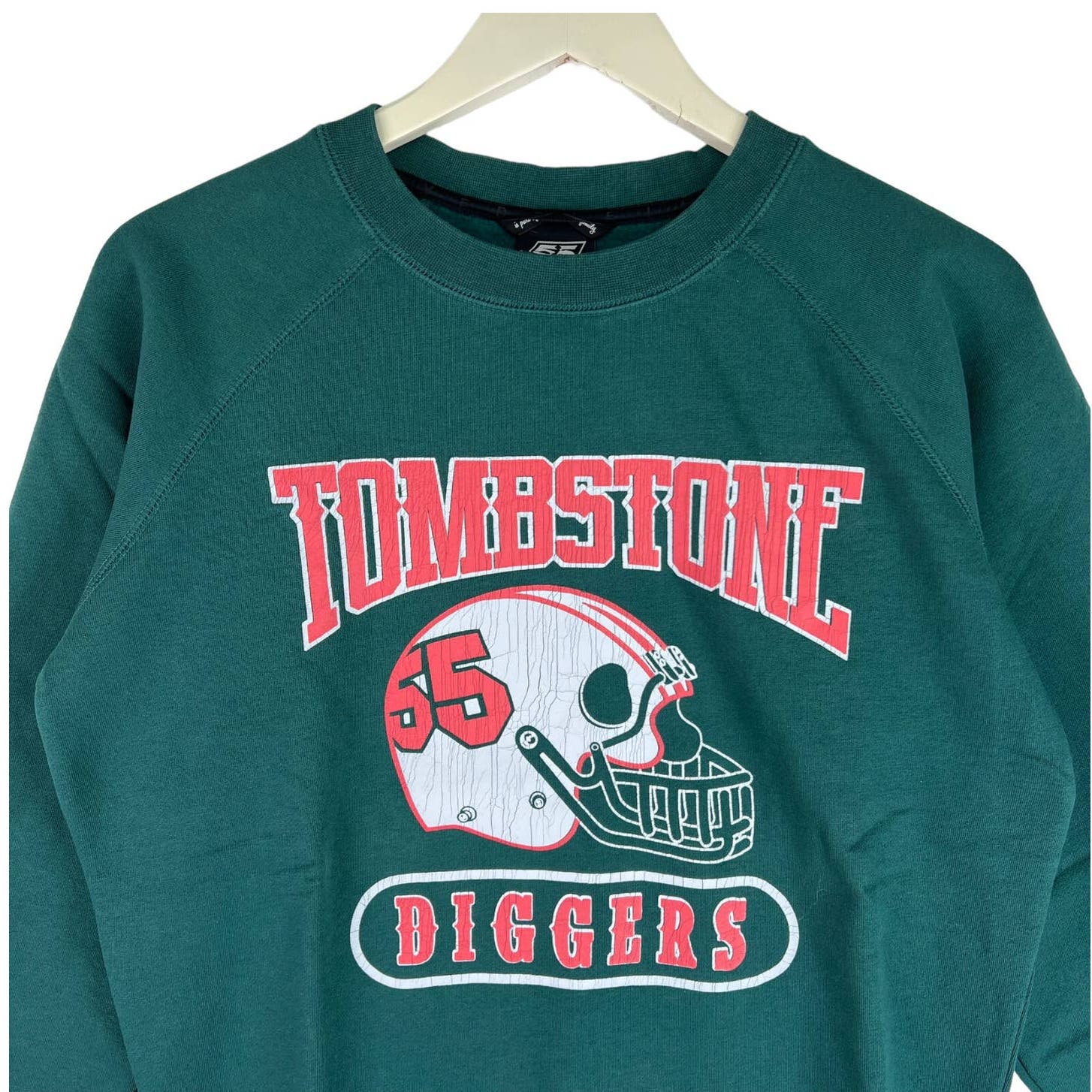 Diesel Men Green Sweatshirt US S Crew Neck Long Sleeve