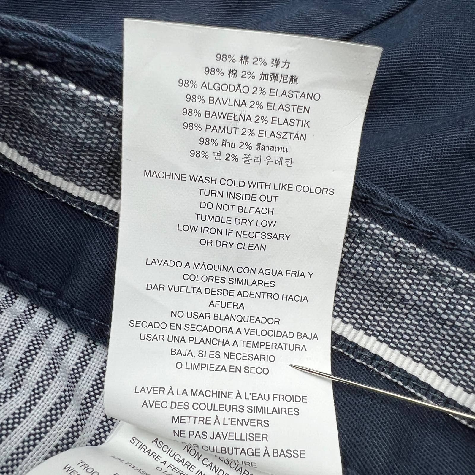 Michael Kors Men Midnight Blue Pants US 34x32 Classic Fit Slim