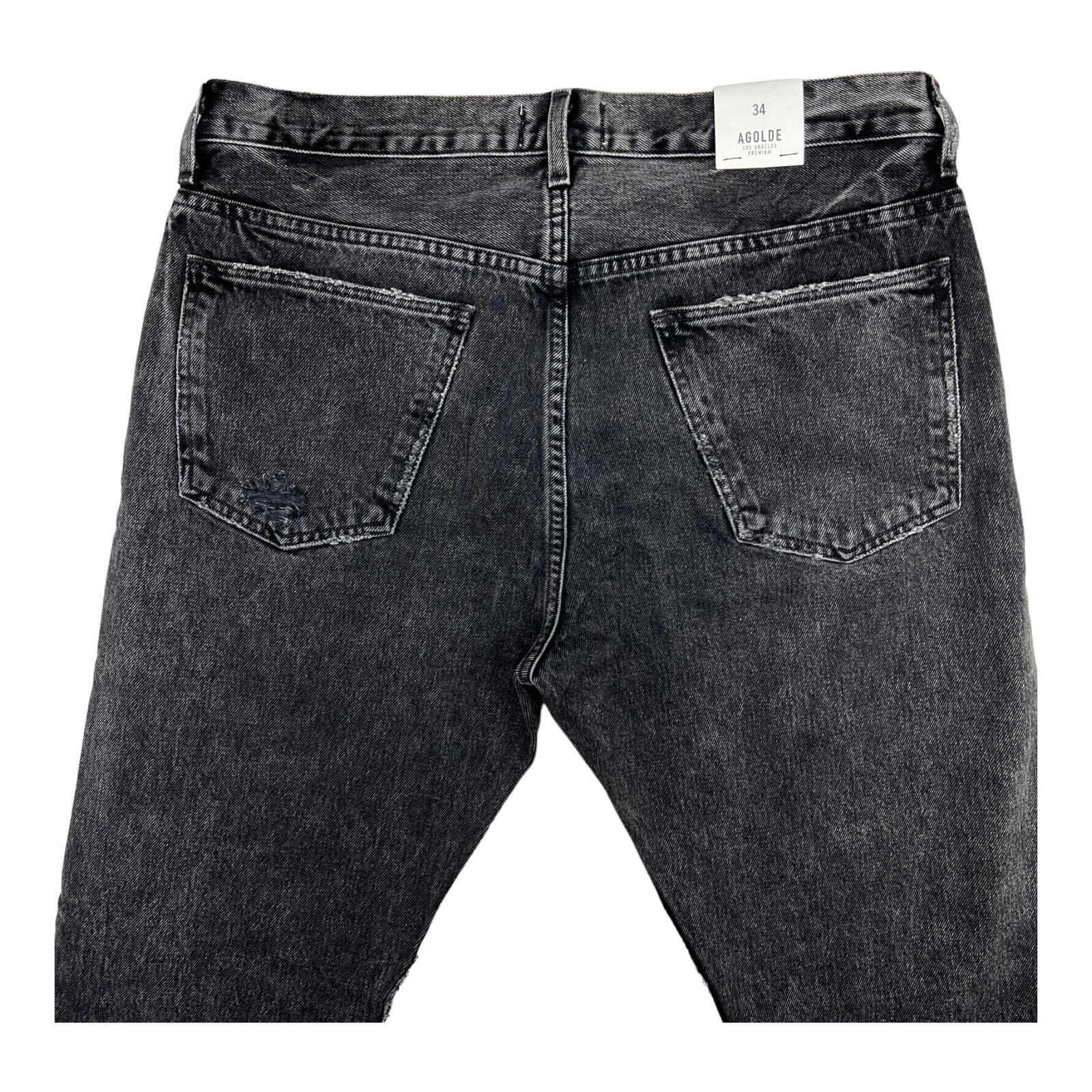 Agolde Men Jeans US 34 Slim Fit Denim Washed Cotton