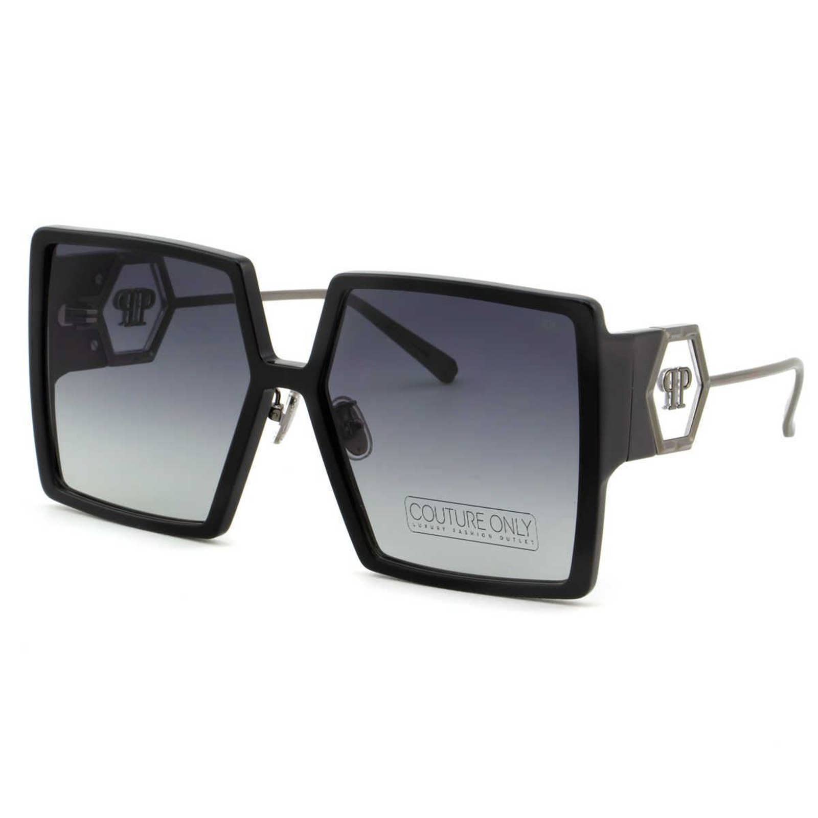 Diva Women Oversized Square Black Sunglasses