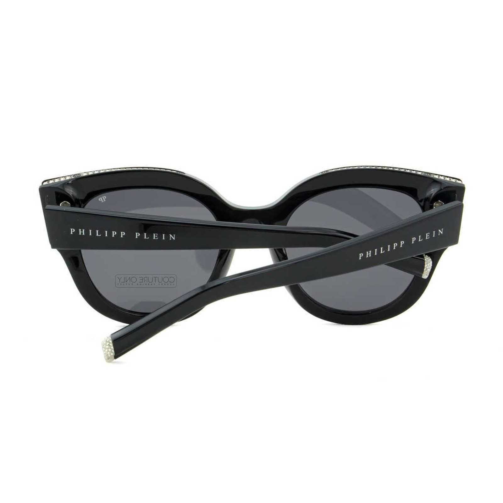 Women Black Cat Eye Oversized Sunglasses SPP026S-0700