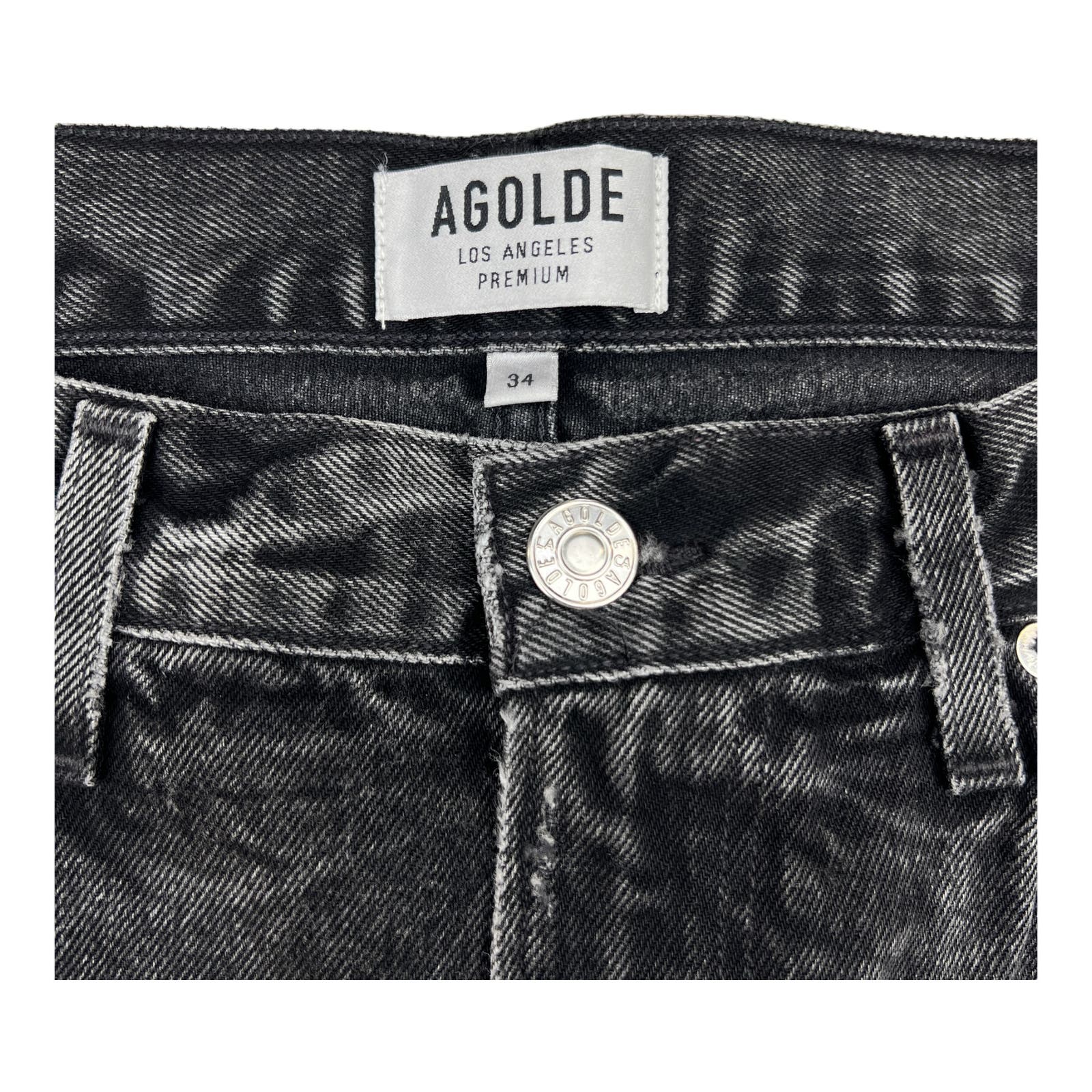 Agolde Men Jeans US 34 Slim Fit Denim Washed Cotton