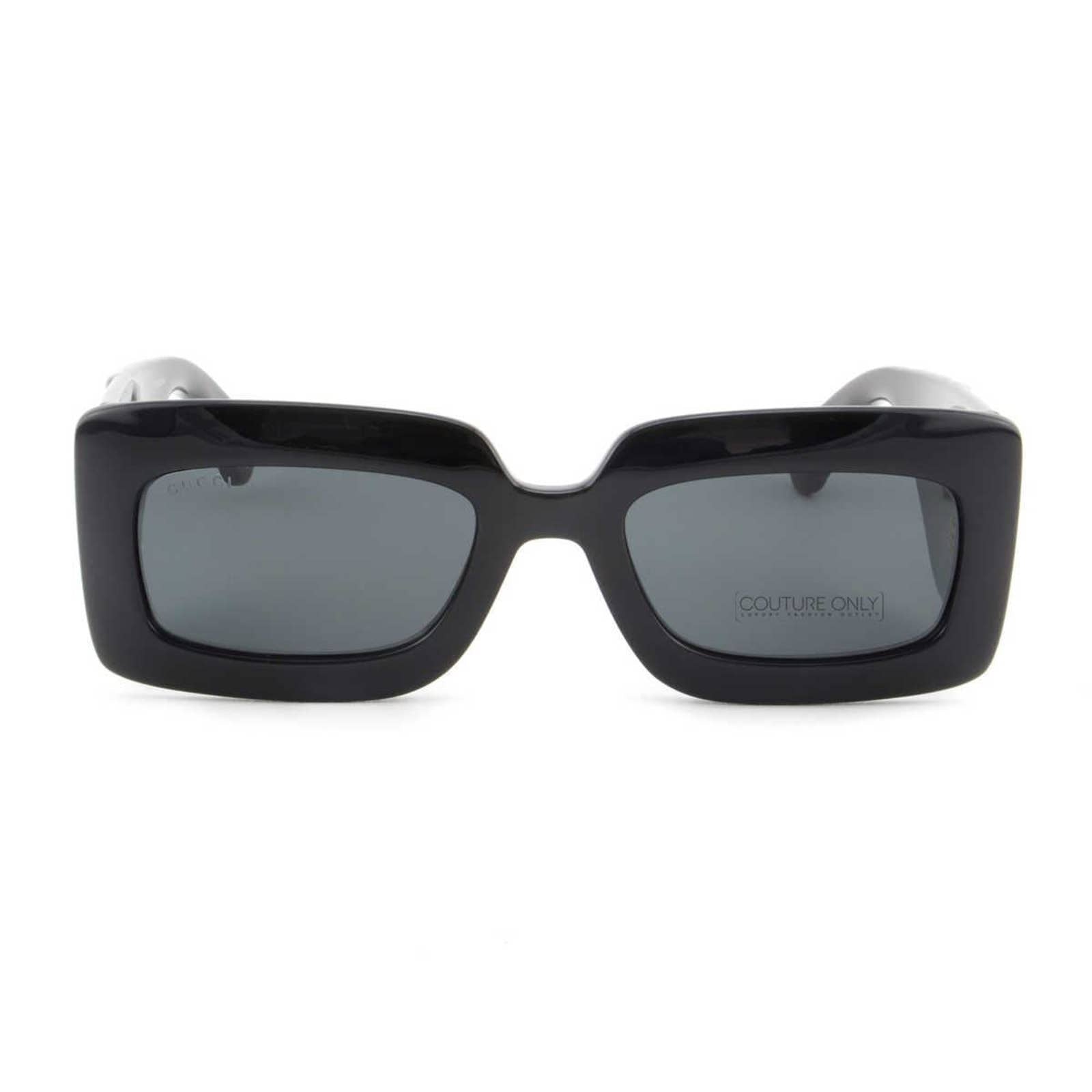 Women Rectangular Black Sunglasses GG0811S-001