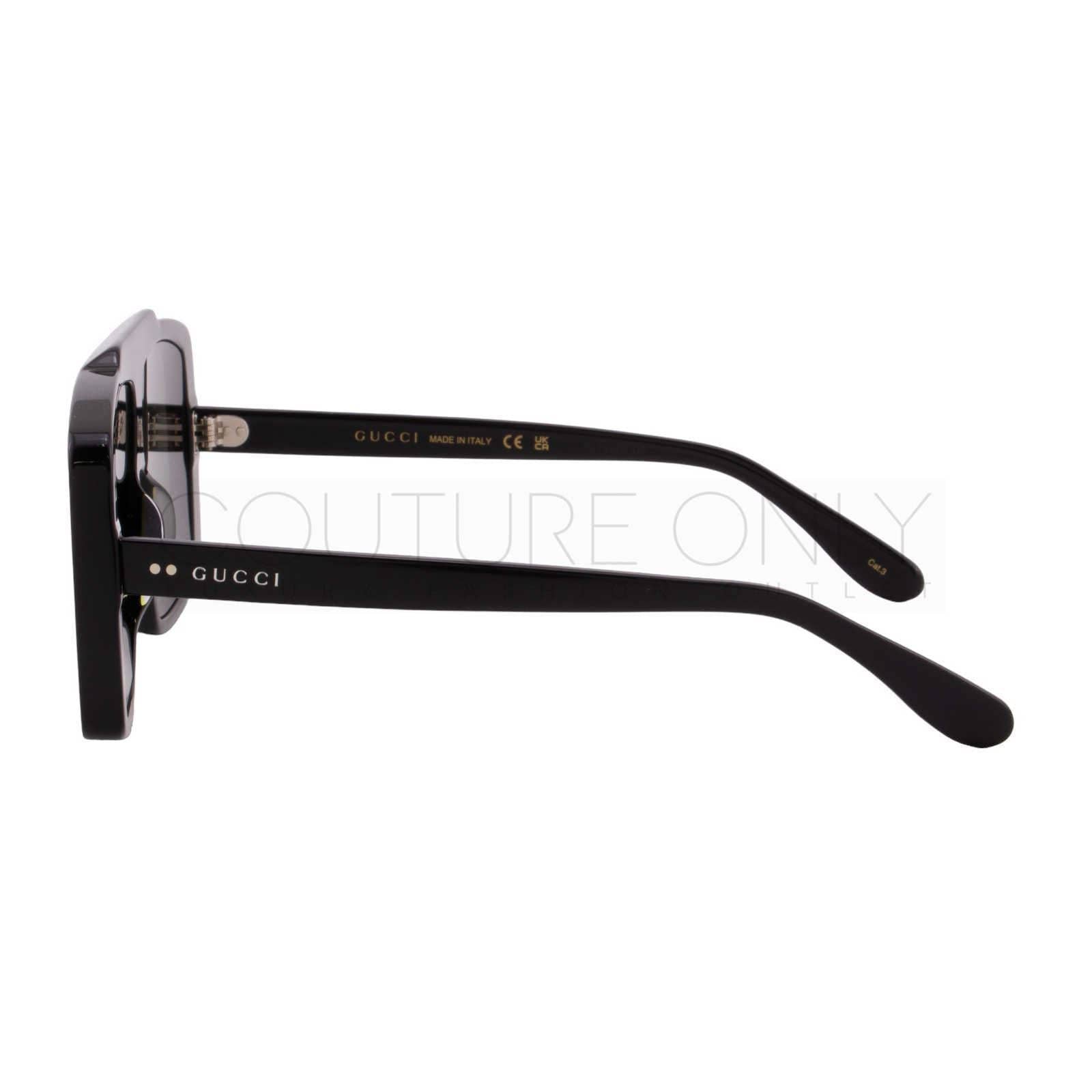 Women Black Oversized Shield Sunglasses GG1369S-001